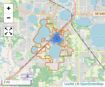 Area schools map